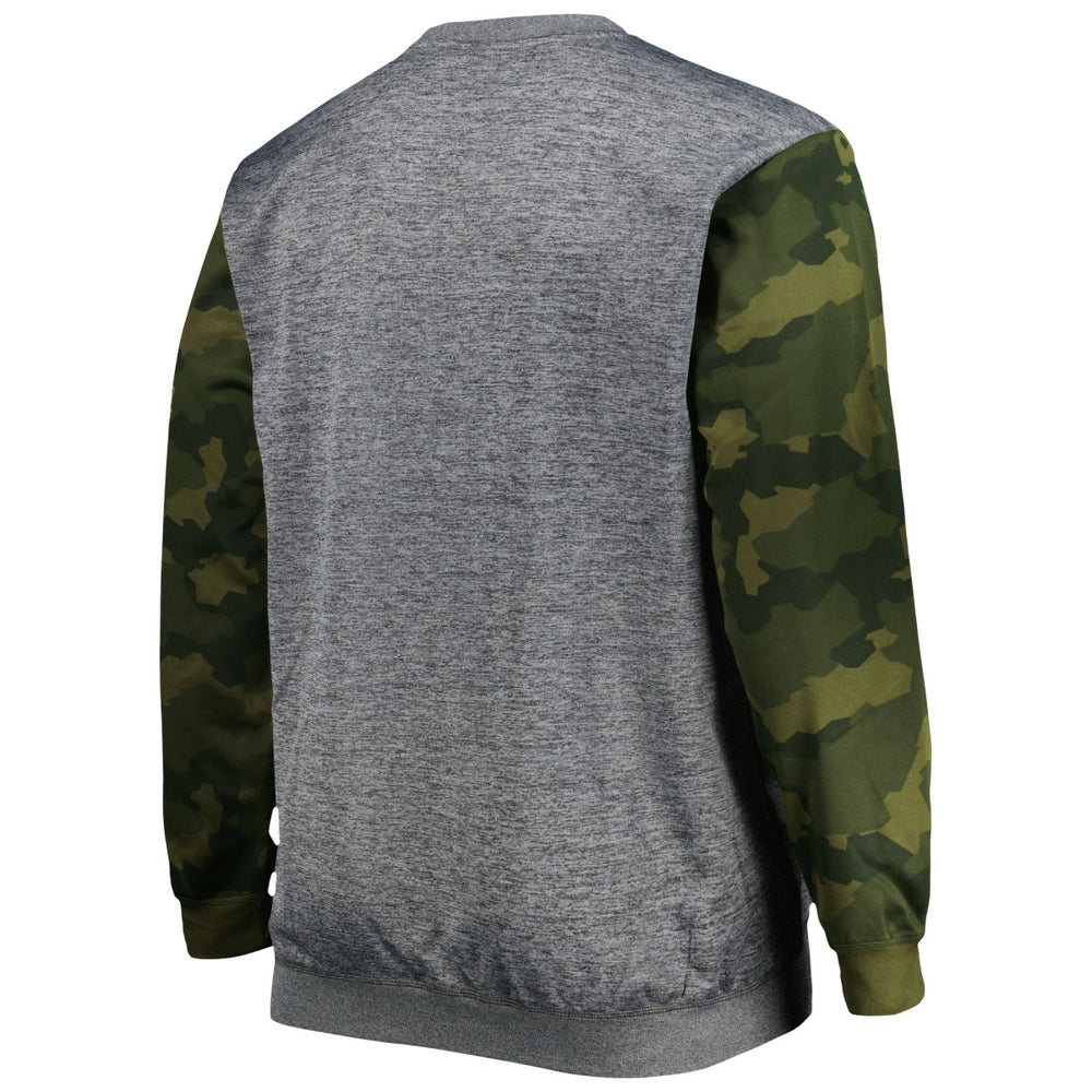 Los Angeles Lakers Big & Tall Camo Stitched Sweatshirt Heather Charcoal - NBA