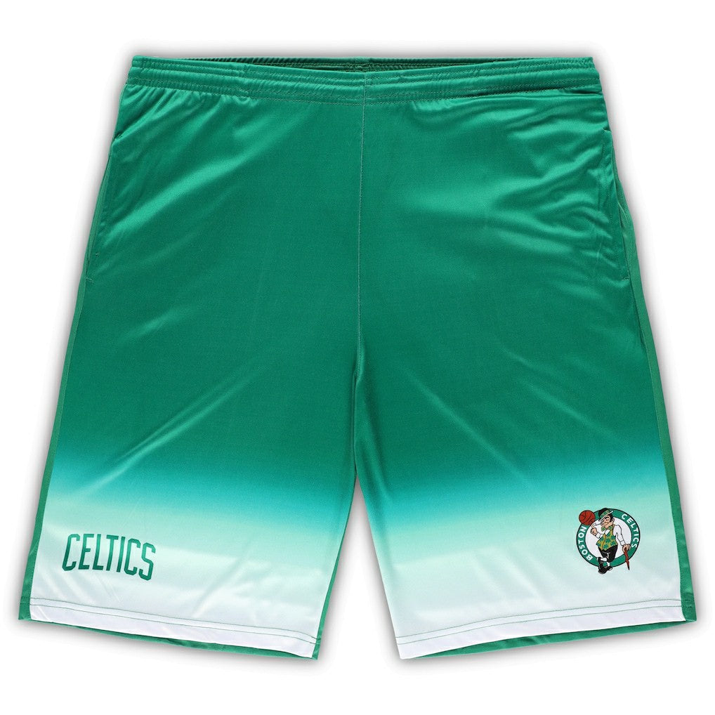 Boston Celtics Big & Tall Fadeaway Shorts Kelly Green - NBA