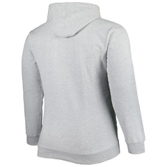 Philadelphia 76ers Big & Tall Wordmark Pullover Hoodie Heather Gray - NBA