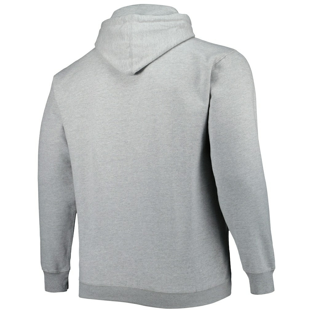 Dallas Mavericks Big & Tall Wordmark Pullover Hoodie Heather Gray - NBA
