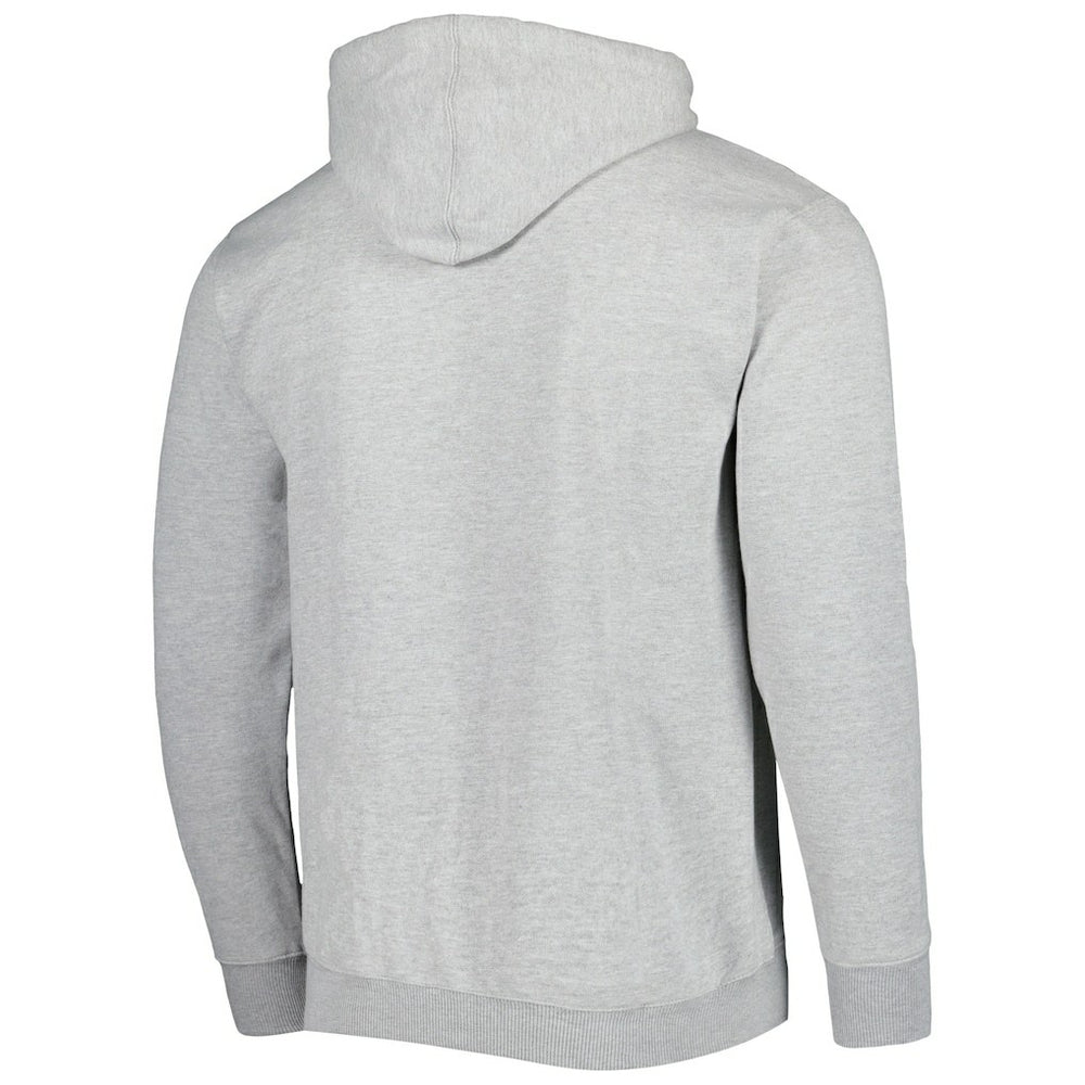Chicago Bulls Wordmark French Terry Pullover Hoodie Heather Gray - NBA