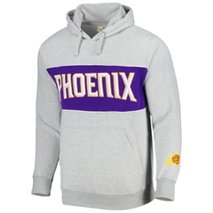 Phoenix Suns Wordmark French Terry Pullover Hoodie Heather Gray - NBA
