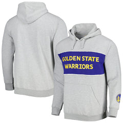 Golden State Warriors Wordmark French Terry Pullover Hoodie Heather Gray - NBA