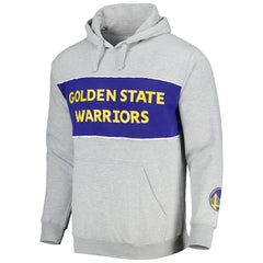 Golden State Warriors Wordmark French Terry Pullover Hoodie Heather Gray - NBA