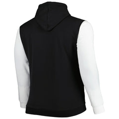 Brooklyn Nets Big & Tall Bold Attack Pullover Hoodie Black/White - NBA