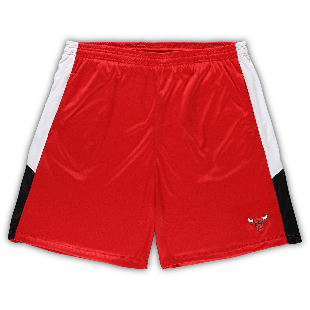 Chicago Bulls Big & Tall Champion Rush Practice Shorts Red - NBA