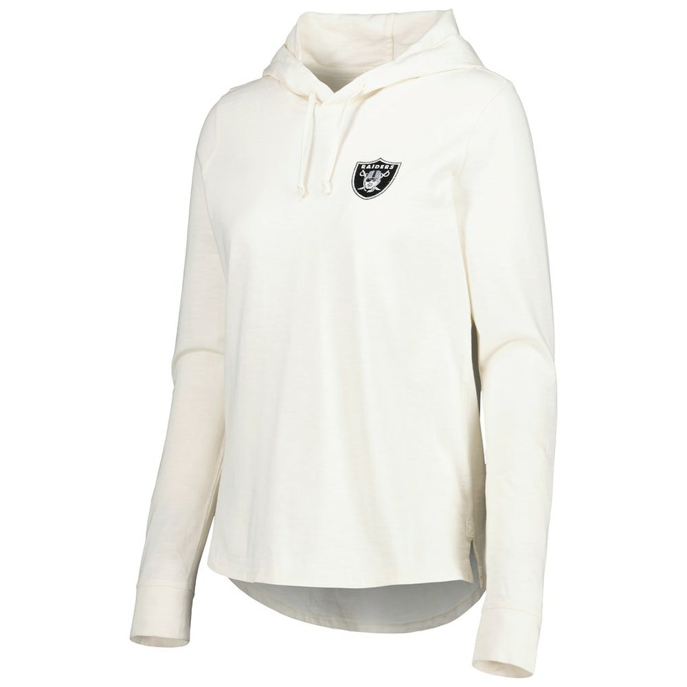 Las Vegas Raiders Women's Ashby Isles Jersey Pullover Hoodie Cream | Tommy Bahama