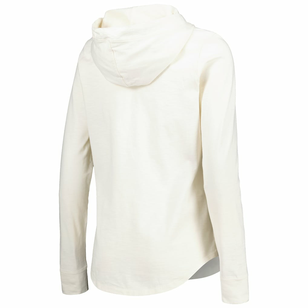 Las Vegas Raiders Women's Ashby Isles Jersey Pullover Hoodie Cream | Tommy Bahama
