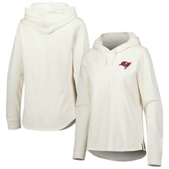 Tampa Bay Buccaneers Women's Ashby Isles Jersey Pullover Hoodie Cream | Tommy Bahama