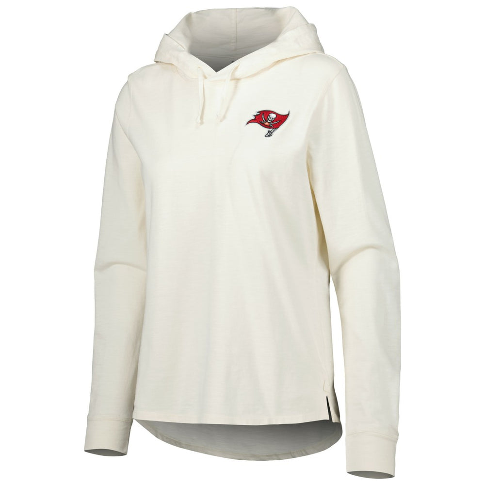 Tampa Bay Buccaneers Women's Ashby Isles Jersey Pullover Hoodie Cream | Tommy Bahama