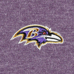 Baltimore Ravens Women's Sport Sun Fade Full-Zip Sweatshirt Heathered Purple | Tommy Bahama