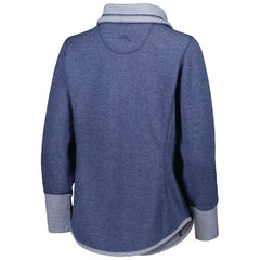 Dallas Cowboys Women's Sport Sun Fade Full-Zip Sweatshirt Heathered Navy | Tommy Bahama