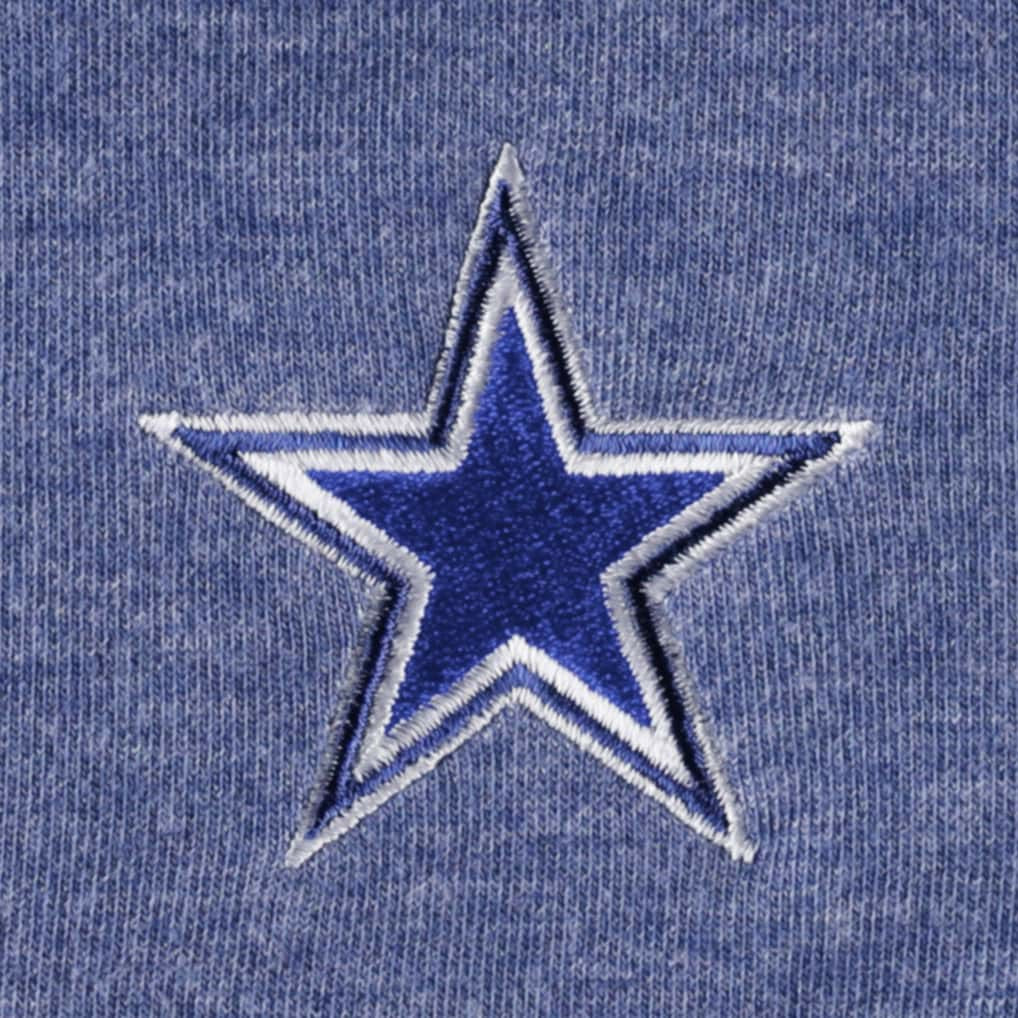 Dallas Cowboys Women's Sport Sun Fade Full-Zip Sweatshirt Heathered Navy | Tommy Bahama