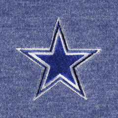 Dallas Cowboys Women's Sport Sun Fade Full-Zip Sweatshirt Heathered Navy | Tommy Bahama