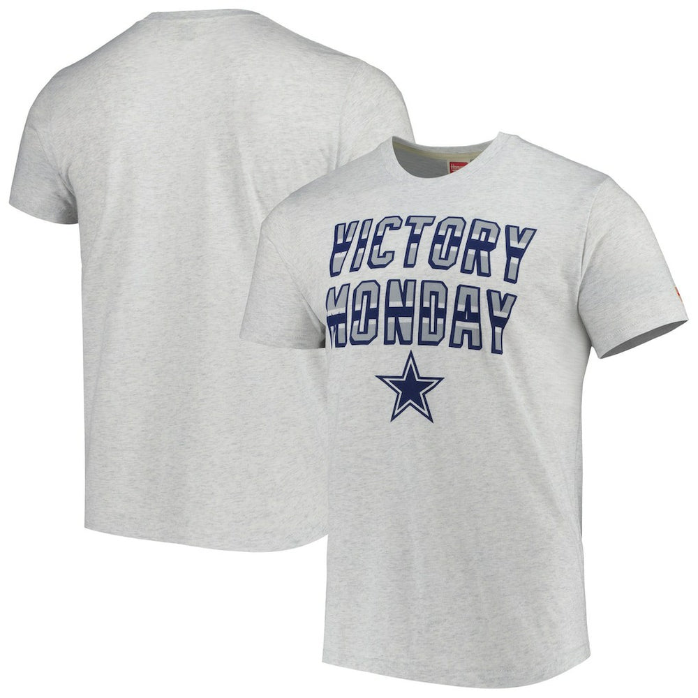 Dallas Cowboys Homage Victory Monday Tri-Blend T-Shirt Ash | NFL