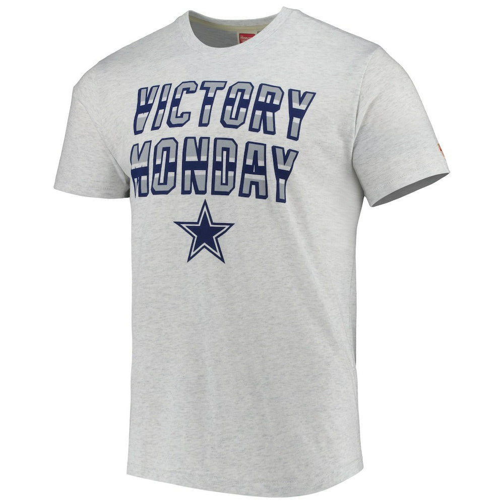 Dallas Cowboys Homage Victory Monday Tri-Blend T-Shirt Ash | NFL