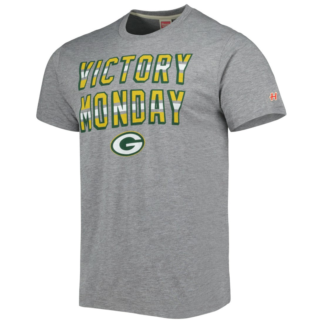 Green Bay Packers Homage Victory Monday Tri-Blend T-Shirt Gray | NFL