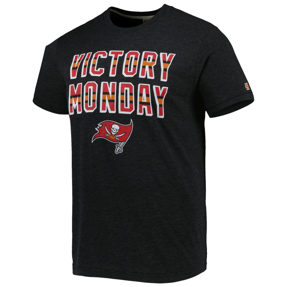 Tampa Bay Buccaneers Homage Victory Monday Tri-Blend T-Shirt Black | NFL