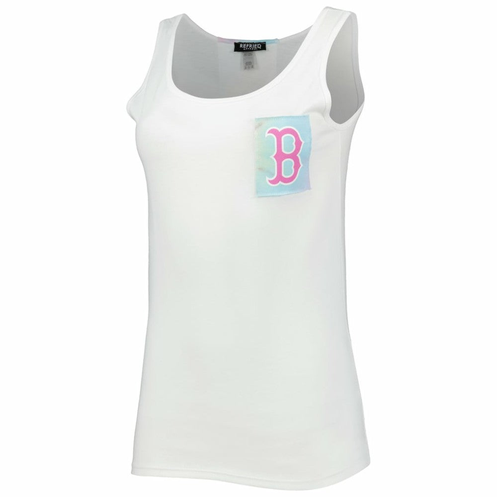 Boston Red Sox Refried Apparel Women's Tie-Dye Tank Top - MLB