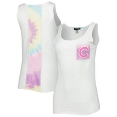 Chicago Cubs Refried Apparel Women's Tie-Dye Tank Top - MLB