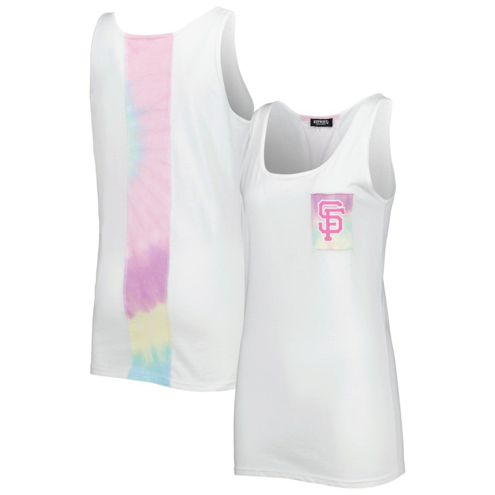 San Francisco Giants Refried Apparel Women's Tie-Dye Tank Top - MLB