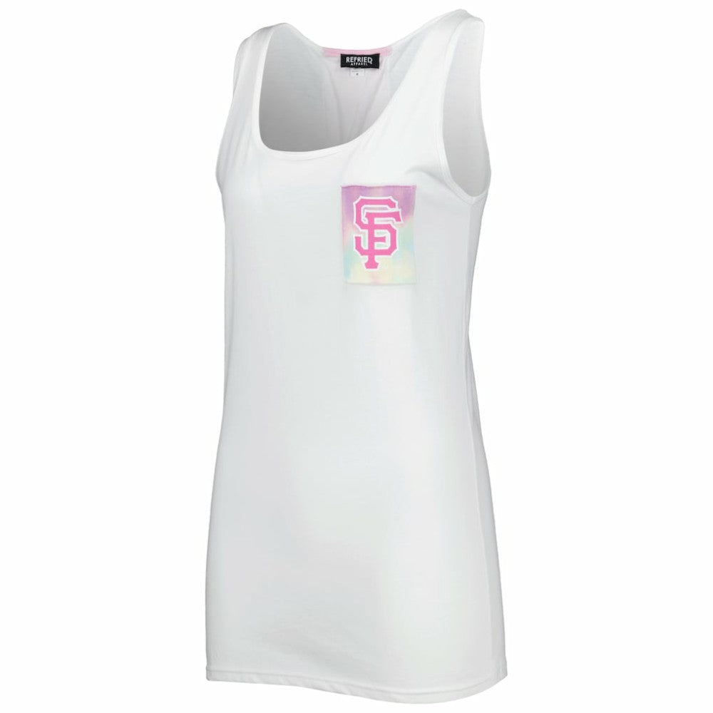 San Francisco Giants Refried Apparel Women's Tie-Dye Tank Top - MLB