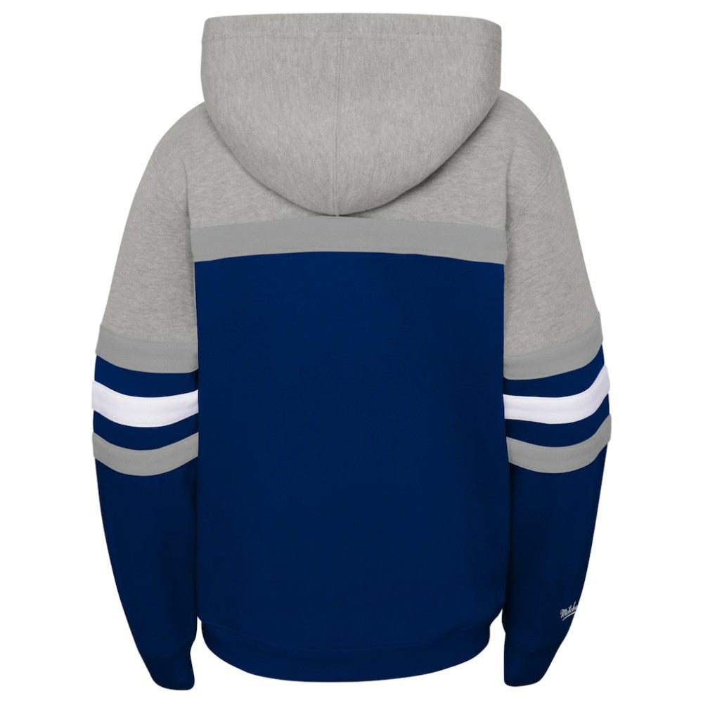 New York Yankees Mitchell & Ness Youth Cooperstown Collection Head Coach Pullover Hoodie - MLB