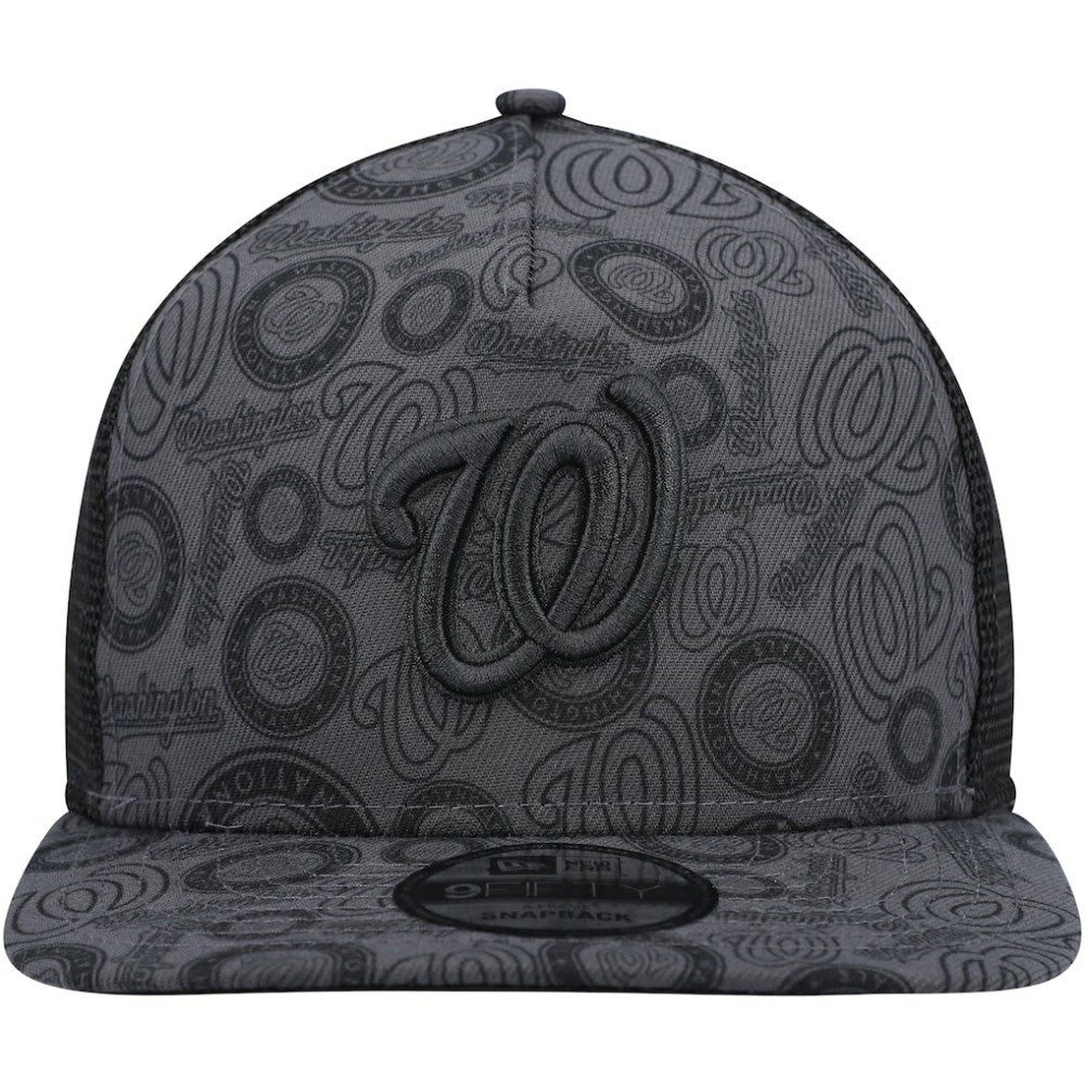 Washington Nationals New Era Repeat A-Frame 9FIFTY Trucker Snapback Hat - MLB