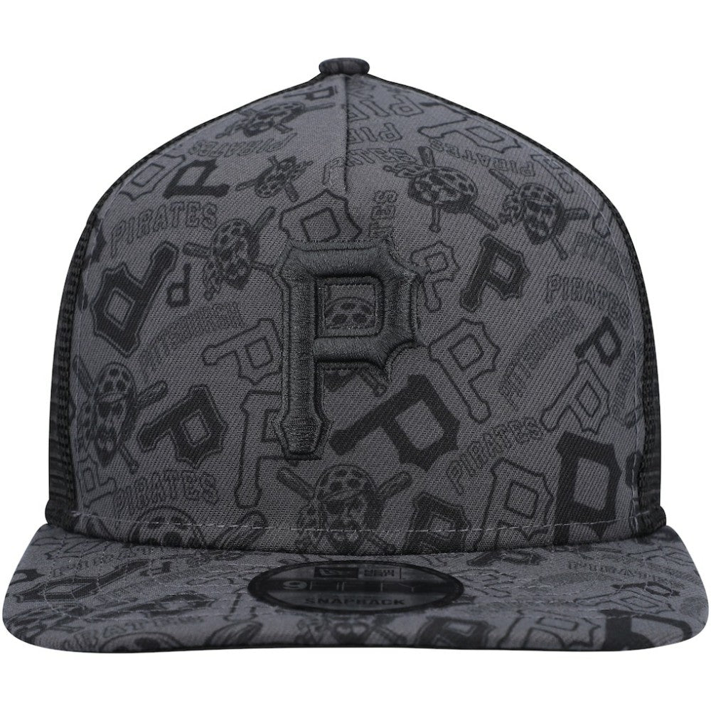 Pittsburgh Pirates New Era Repeat A-Frame 9FIFTY Trucker Snapback Hat - MLB