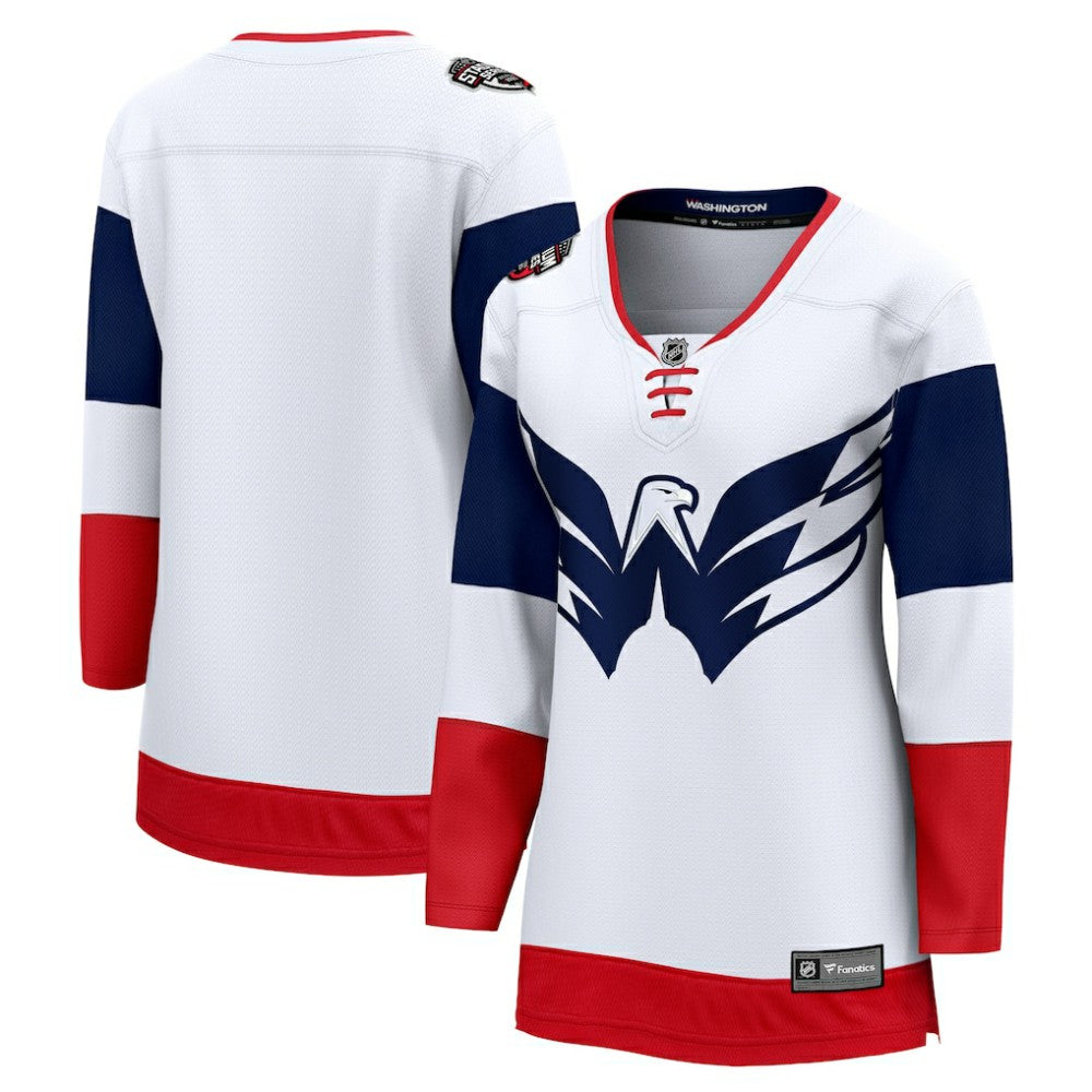 Washington Capitals Fanatics Women's 2023 NHL Stadium Series Breakaway Blank Jersey - White - NHL