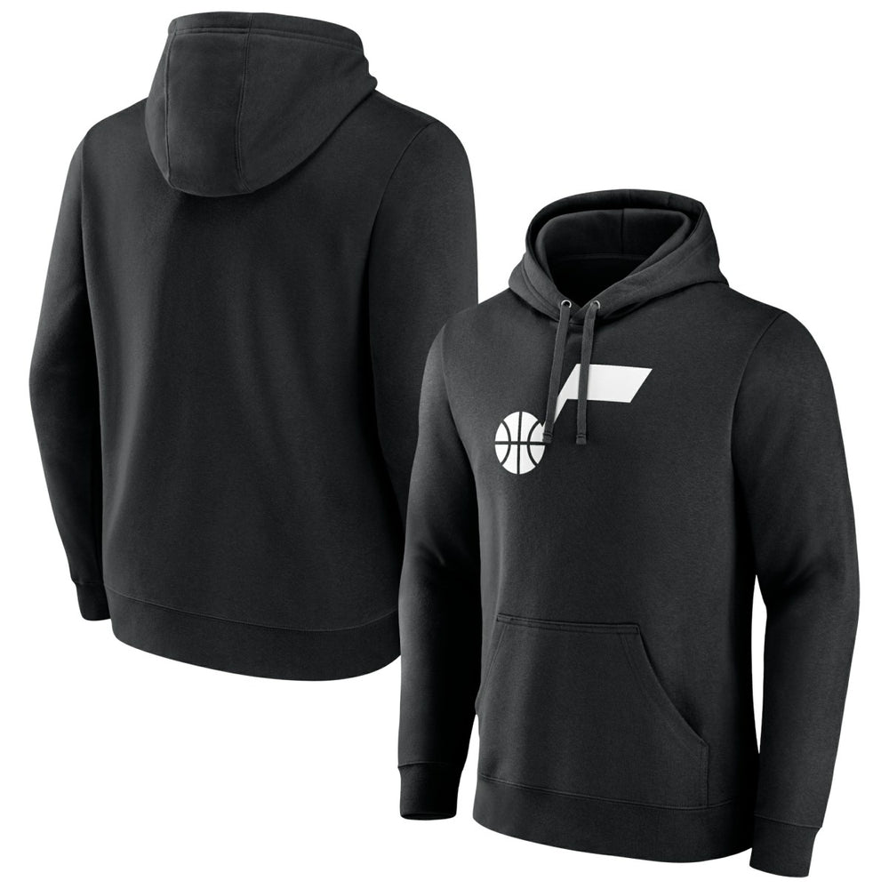 Utah Jazz Primary Logo Pullover Hoodie Black - NBA