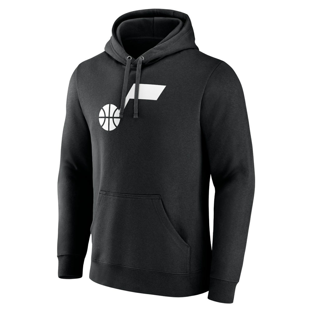 Utah Jazz Primary Logo Pullover Hoodie Black - NBA