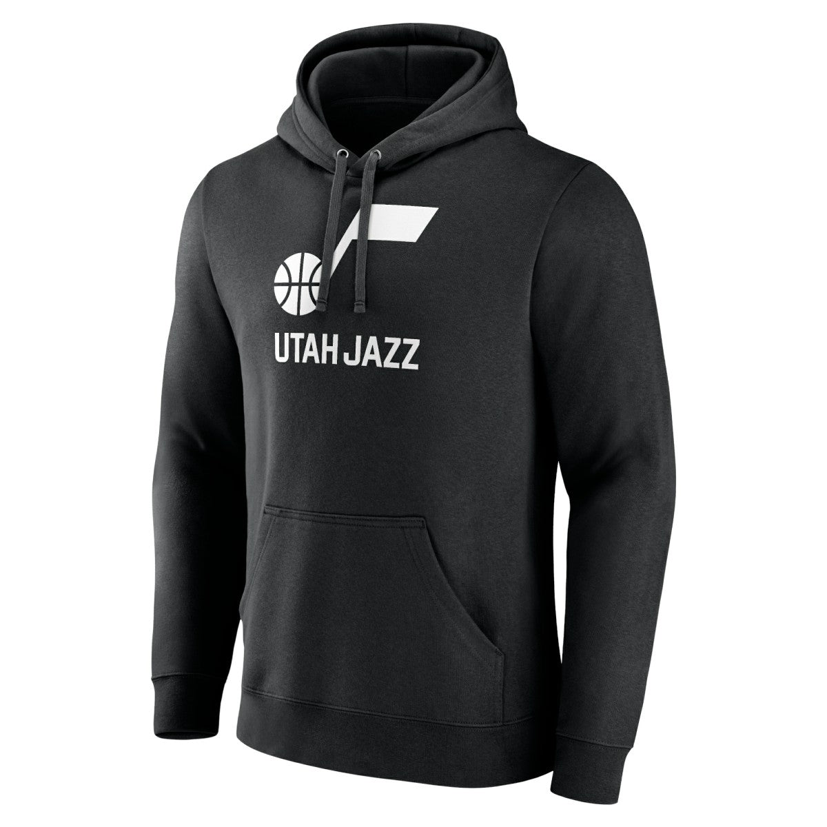 Utah Jazz Wordmark Team Logo Pullover Hoodie Black - NBA