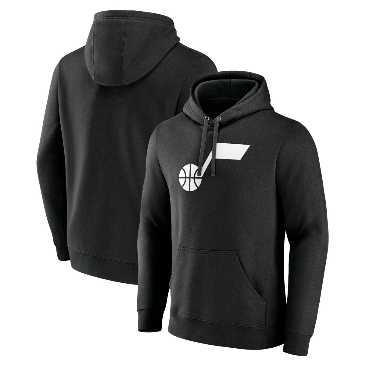 Utah Jazz Alternate Logo Pullover Hoodie Black - NBA