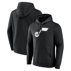 Utah Jazz Alternate Logo Pullover Hoodie Black - NBA