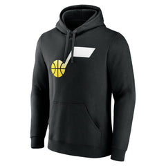 Utah Jazz Gradient Logo Pullover Hoodie Black - NBA