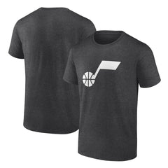 Utah Jazz Primary Logo T-Shirt Charcoal - NBA