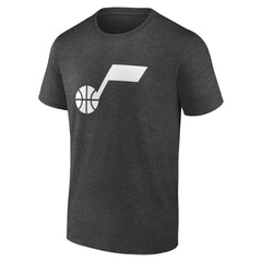 Utah Jazz Primary Logo T-Shirt Charcoal - NBA