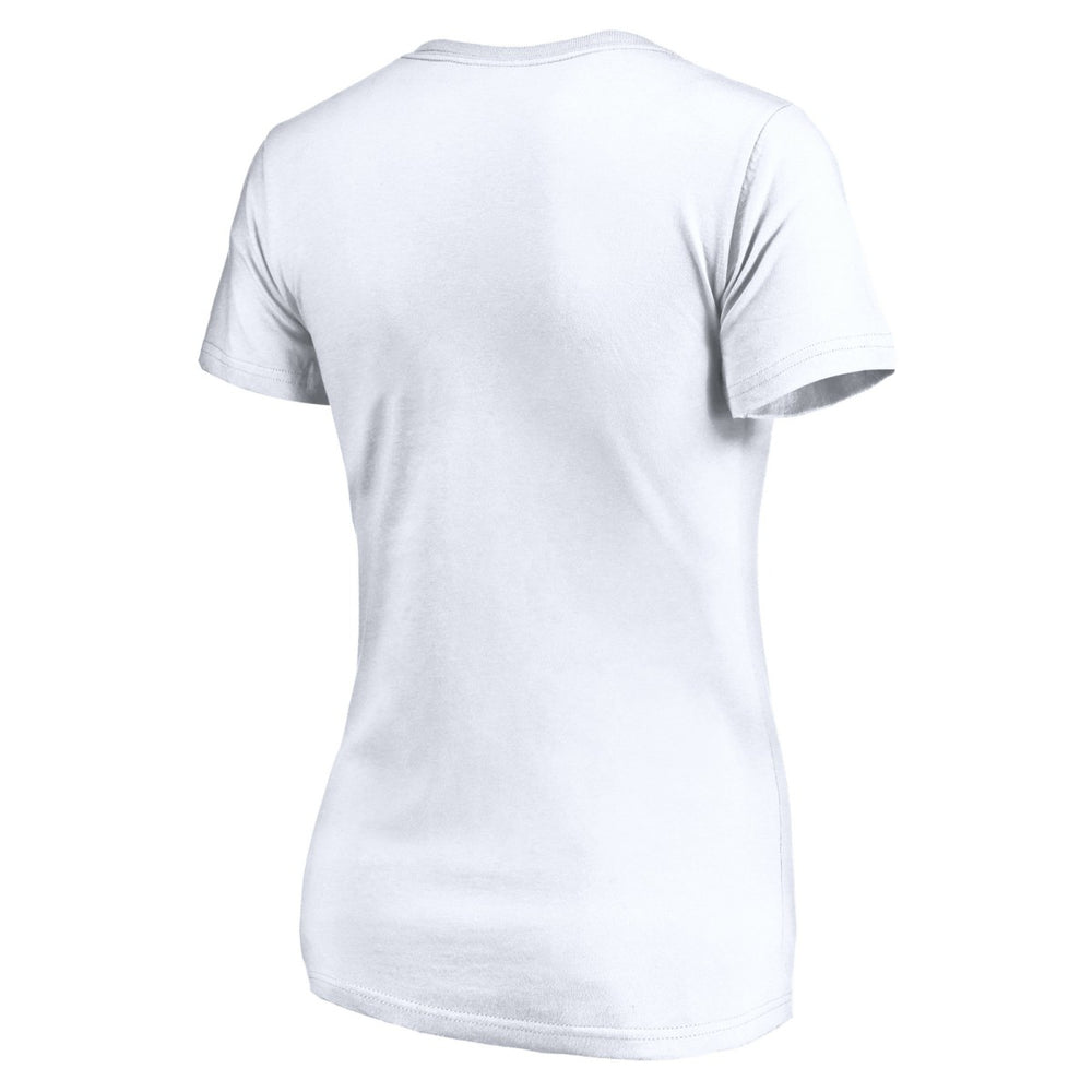 Utah Jazz Women's Primary Team Logo V-Neck T-Shirt White - NBA