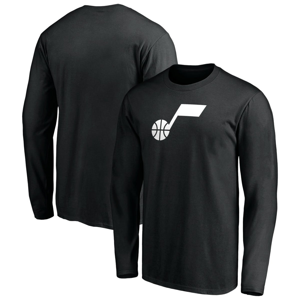 Utah Jazz Primary Logo Team Long Sleeve T-Shirt Black - NBA