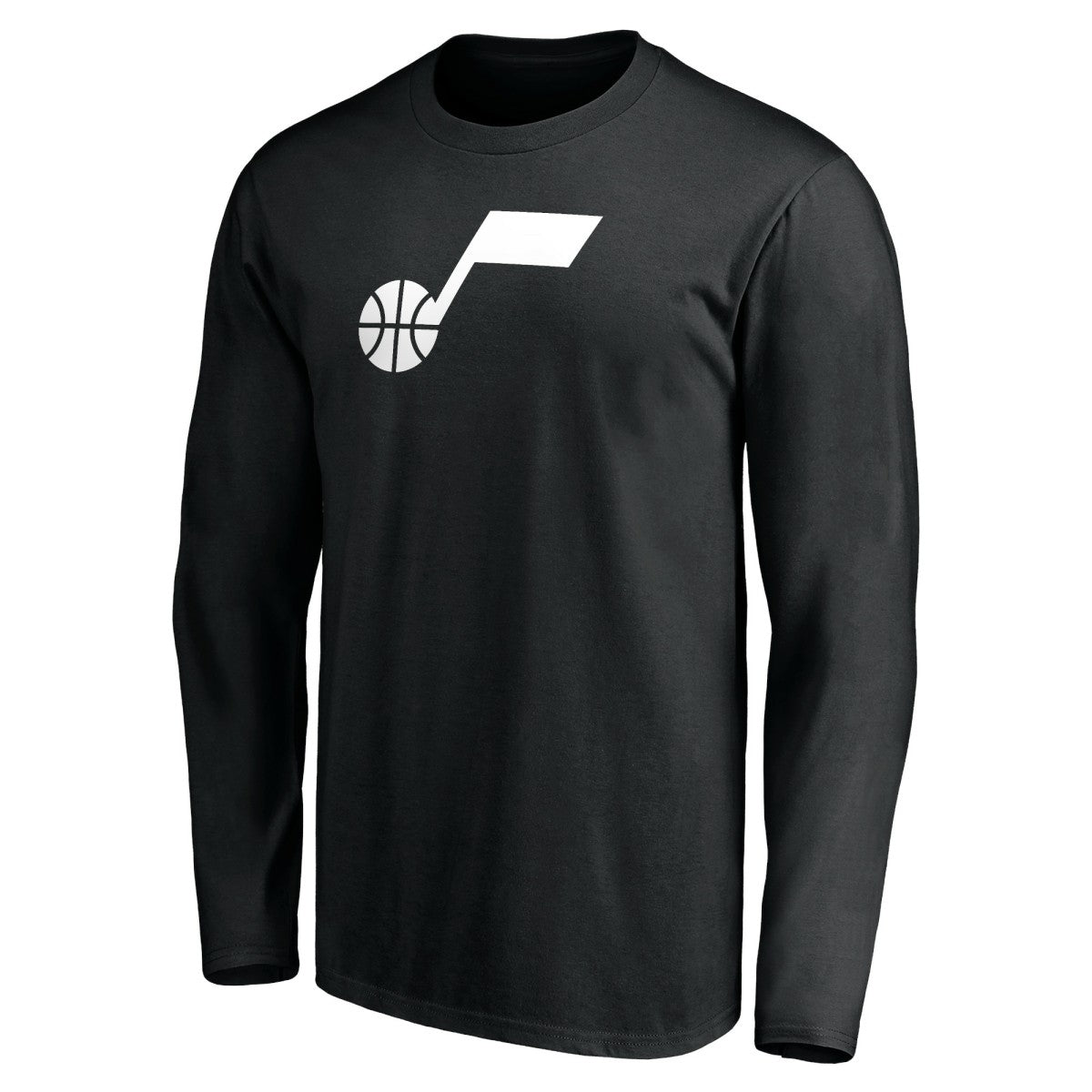 Utah Jazz Primary Logo Team Long Sleeve T-Shirt Black - NBA