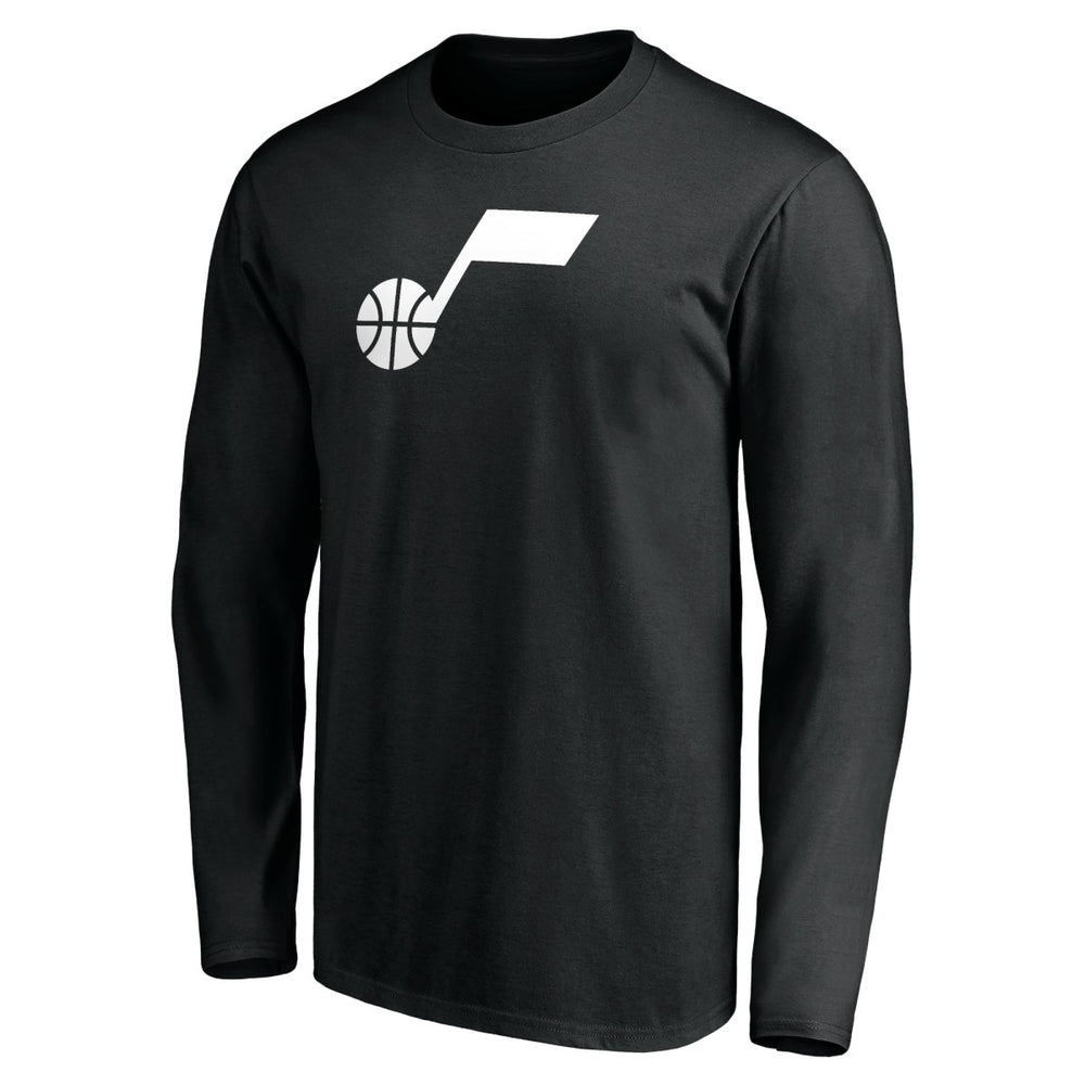 Utah Jazz Primary Logo Team Long Sleeve T-Shirt Black - NBA