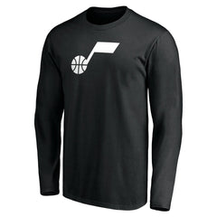 Utah Jazz Primary Logo Team Long Sleeve T-Shirt Black - NBA
