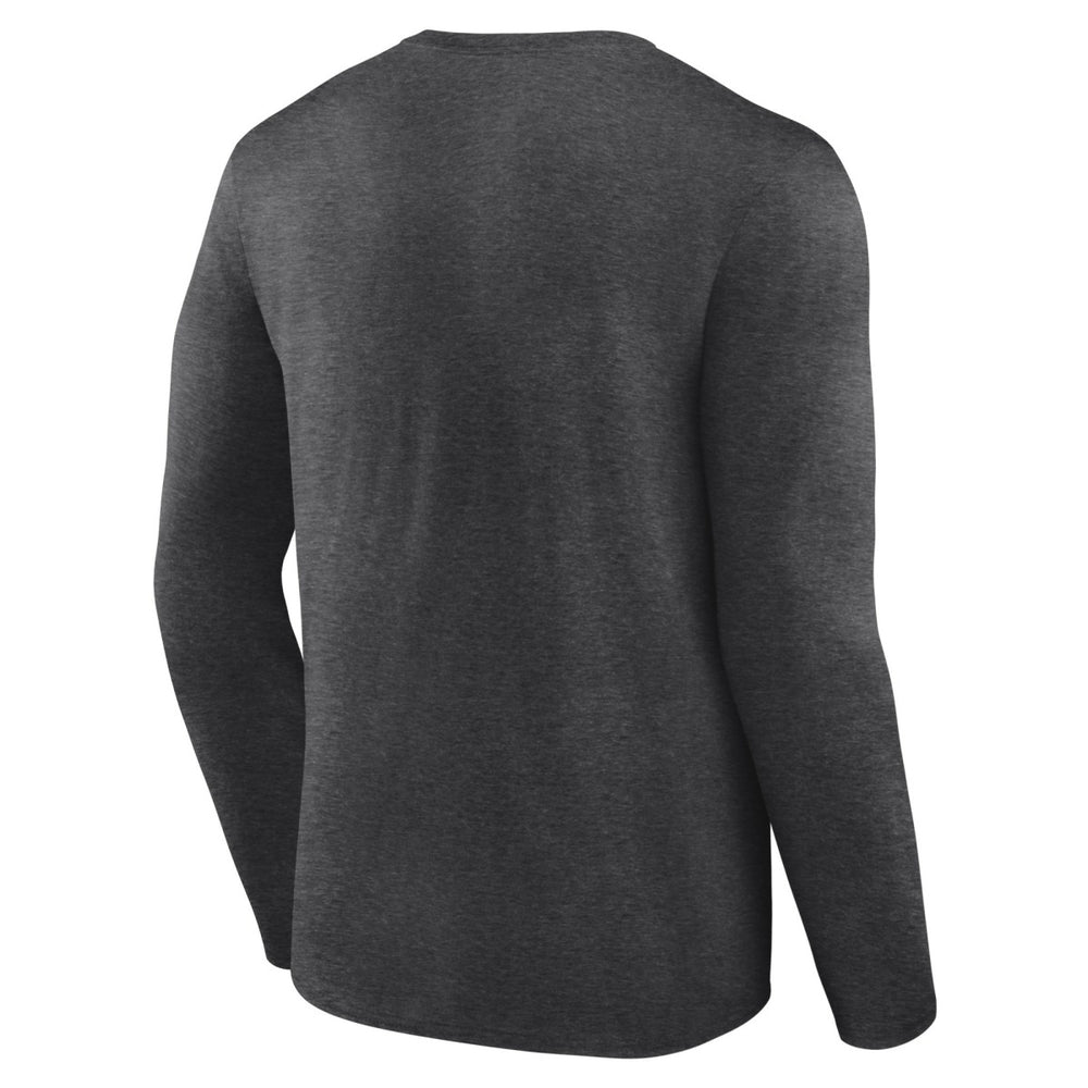 Utah Jazz Primary Logo Team Long Sleeve T-Shirt Heathered Charcoal - NBA