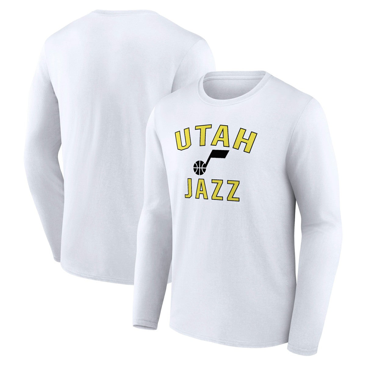 Utah Jazz Victory Arch Team Long Sleeve T-Shirt White - NBA