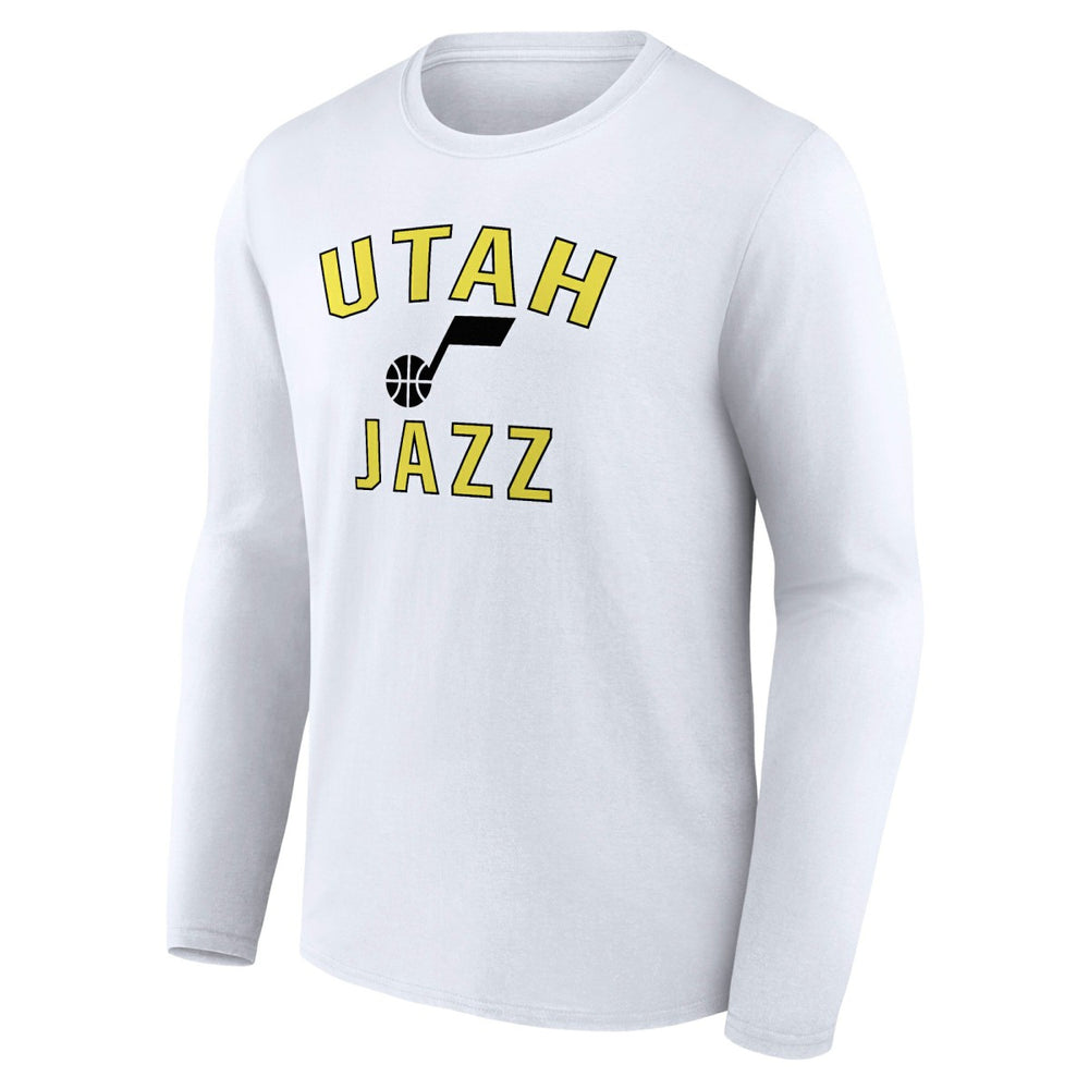Utah Jazz Victory Arch Team Long Sleeve T-Shirt White - NBA
