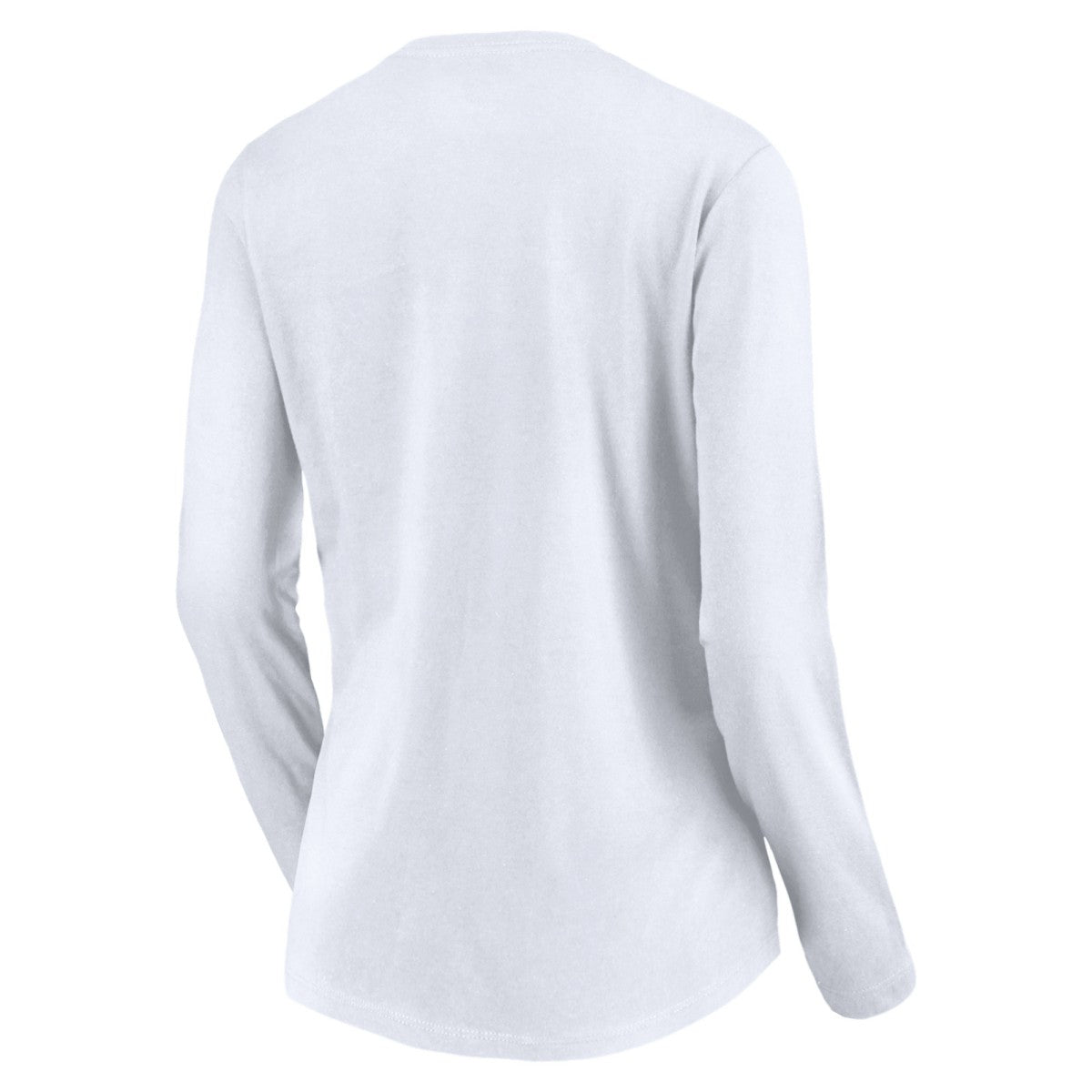 Utah Jazz Women's Primary Logo Team Long Sleeve V-Neck T-Shirt White - NBA