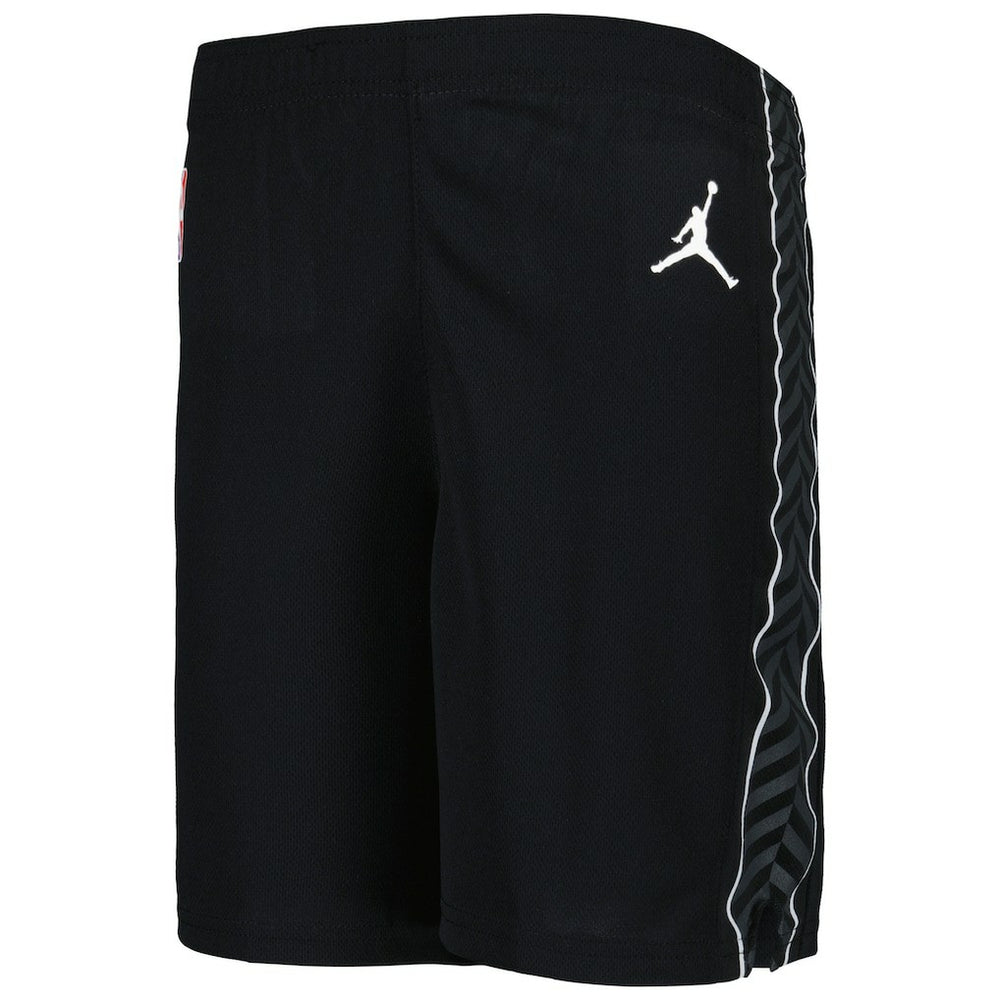 Brooklyn Nets Jordan Brand Preschool Statement Edition Team Replica Shorts Black - NBA