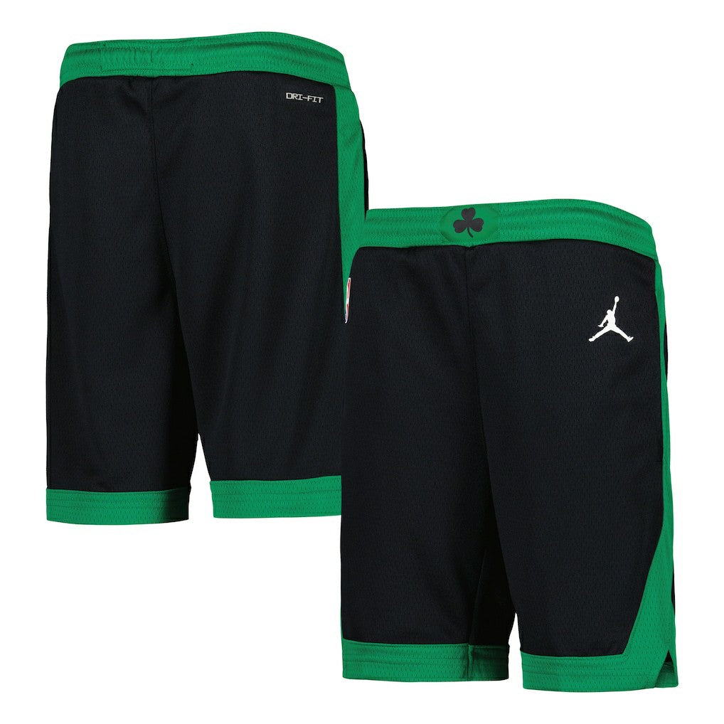 Boston Celtics Jordan Brand Youth Authentic Statement Edition Swingman Shorts Black - NBA