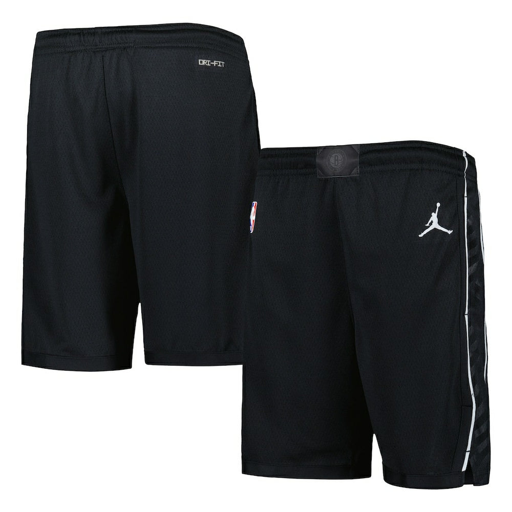 Brooklyn Nets Jordan Brand Youth Authentic Statement Edition Swingman Shorts Black - NBA